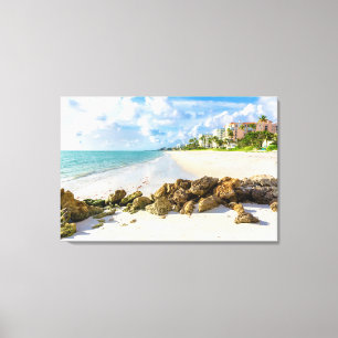 Impressão Em Tela Coastline Nápoles Pier, Sudoeste da Flórida