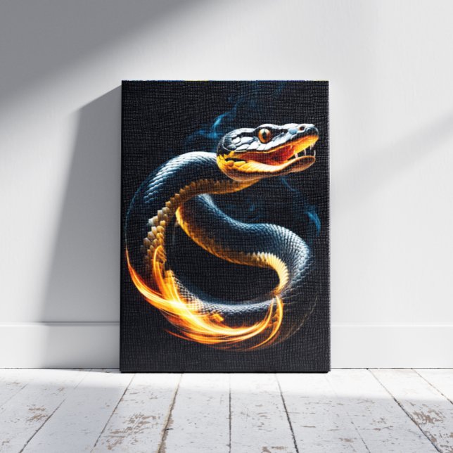 Impressão Em Tela Cobra Serpente (Criador carregado)