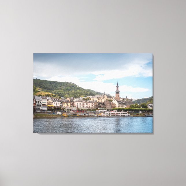 Impressão Em Tela Cochem Moselle (Frente)