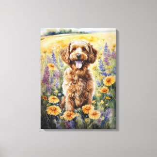 Impressão Em Tela Cockapoo