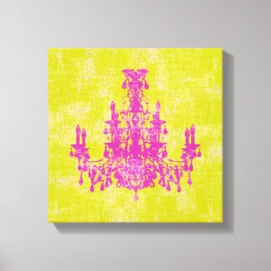 Impressão Em Tela Coco Chandelier ~ CHANGE COR 12x12,75" espesso