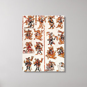 Impressão Em Tela Códice mexicano