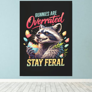 Impressão Em Tela Coelhinhos São Superestimados Fique Feral