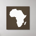 Impressão Em Tela Cola Audacious África<br><div class="desc">O mapa africano traçado em branco com cores contrastantes na paleta "Safari" de Emporio Moffa inspirada pela ousada aventura e natureza selvagem do continente.</div>