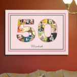 Impressão Em Tela Colagem de Fotografias com 50 Festas de aniversári<br><div class="desc">Edite facilmente o texto e as fotos para organizar sua ocasião. Olha quem é o aniversário. Virar uma nova década é excelente de celebrar! Quer ajudar alguém a comemorar seus 50 anos? Estas canvas de aniversário de fotos são um presente especial! Melhore o grande dia de diversão com amigos e...</div>