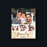 Impressão Em Tela Colagem de Fotos da Família 4<br><div class="desc">Dia de os pais de fotos da família 4 com dois Pais</div>