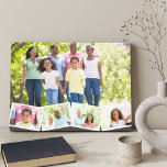 Impressão Em Tela Colagem de Fotos da Família Zigzag Foto Strip Cinz<br><div class="desc">Crie sua canvas única e na moda com suas fotos favoritas da família. O modelo está pronto para você adicionar até 5 fotos. A foto principal será usada como fundo e as 4 fotos restantes serão mostradas em uma faixa de fotos ziguezague ao longo do fundo. Este design tem uma...</div>