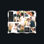 Impressão Em Tela Colagem de Fotos de Casamento de Cheque Buffalo<br><div class="desc">Xadrez de Buffalo da Casa de fazenda Verifique a colagem de fotografias de casamento com as fotos do dia do seu casamento - um padrão texturizado de cor d'água em cinzas escuras, preto e branco. Uma bela manutenção de suas imagens, organizada em um layout bonito e profissional. Adicione sua letra...</div>
