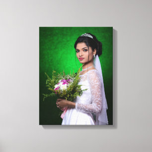 Impressão Em Tela Colagem de Fotos de Casamento Personalizada Moldur