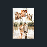Impressão Em Tela Colagem de Fotos de Casamento Swirly Script Casada<br><div class="desc">Canvas romântica à qual você pode adicionar quatro de suas fotos de casamento. Uma foto cobrir a canvas inteira. Escolha um com bastante espaço negativo na metade superior da foto. Adicione mais três fotos da sua escolha a ajustado dentro de pequenos quadros impressos brancos. Casado é escrito em um roteiro...</div>