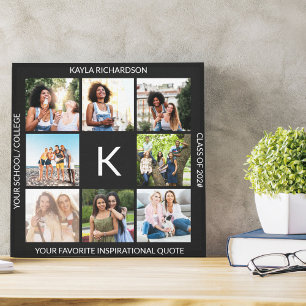Impressão Em Tela Colagem de Fotos de Formatura Personalizada com Mo