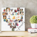 Impressão Em Tela Colagem de Fotos do Coração Familiar Branco Pequen<br><div class="desc">Crie o seu colagem de fotos em forma de coração com 29 dos seus fotos favoritos e selifes. O modelo de foto está configurado para que você adicione suas fotos trabalhando em linhas da esquerda para a direita. A colagem compreende uma variedade de paisagens, retratos e formas quadradas para lhe...</div>