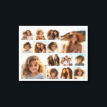 Impressão Em Tela Colagem de Fotos do Instagram - Até 14 fotos Branc<br><div class="desc">Um design com fundo branco. Use até catorze fotos quadradas para criar um presente exclusivo e pessoal. Se precisar ajustar as fotos,  clique na ferramenta personalizar para fazer alterações.</div>