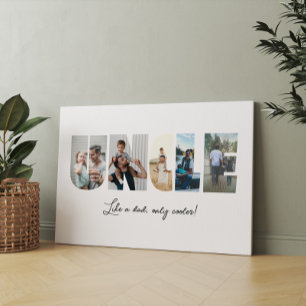 Impressão Em Tela Colagem de Fotos do Tio 5 Colagem de Imagens