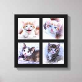 Impressão Em Tela Colagem de Fotos em Tela Envolvida