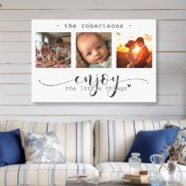 Impressão Em Tela Colagem de Fotos Moderna Aproveite as Pequenas Coi