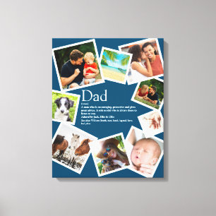 Impressão Em Tela Colagem de Fotos Personalizada com Definição de Pa