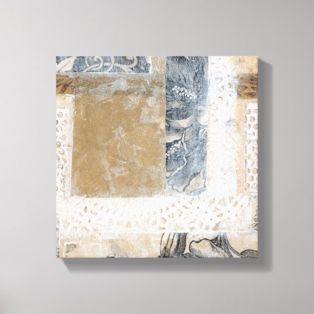 Impressão Em Tela Colagem de rendas II (Frente)