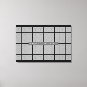 Impressão Em Tela Colagem do modelo de 60 fotos - pode editar a cor