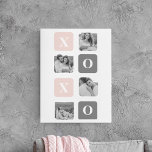 Impressão Em Tela Colar XOXO de Cinzas e Foto do Casal e Pastel<br><div class="desc">Colar XOXO de Cinzas e Foto do Casal e Pastel</div>