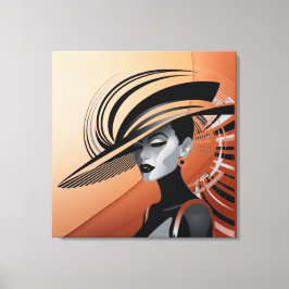 Impressão Em Tela COLEÇÃO CHIC POSH nº 1 (MARROM)