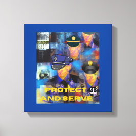 Impressão Em Tela Coleção de Apreciação Policial