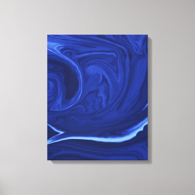 Impressão Em Tela Coleção de fundo azul de cobalto (Frente)