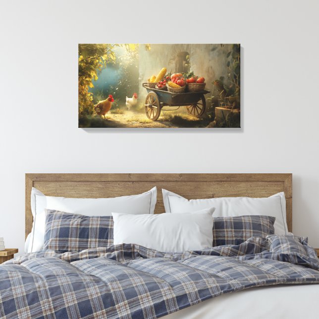 Impressão Em Tela Colheita da Manhã (Insitu(Quarto))