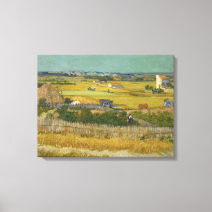 Impressão Em Tela Colheita de Vincent van Gogh