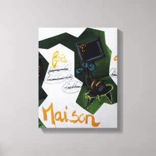 Impressão Em Tela Collages Bruyants Artist Book Culture House C