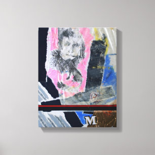 Impressão Em Tela Collages Bruyants Artist Book travado na vida CP