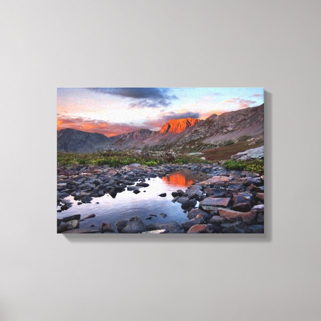 Impressão Em Tela Columbine Basin - Weminuche Wilderness - Colorado (Frente)