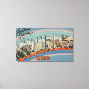 Impressão Em Tela Columbo, Ohio - grandes cenas 4 da letra