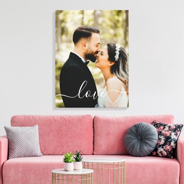 Impressão em Tela com Foto Personalizada da Famíli (Insitu(Sala de estar))