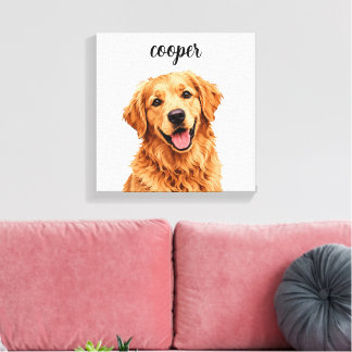 Impressão em tela com nome personalizado 'Cooper' 