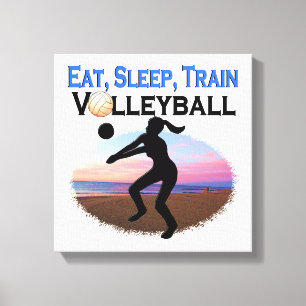 IMPRESSÃO EM TELA COMA, DORME, TREM VOLLEYBALL