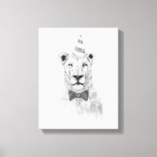 Impressão Em Tela Comece a festa