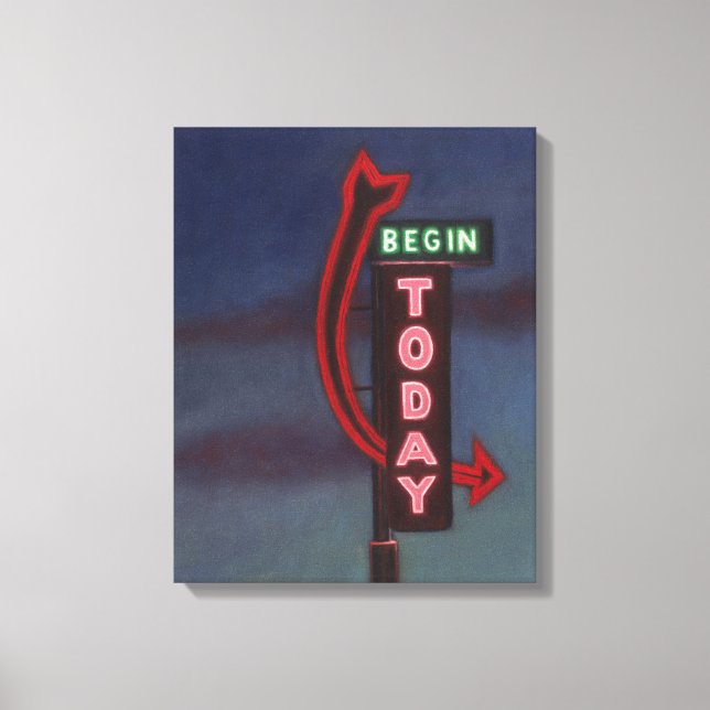 Impressão Em Tela Comece Hoje 2009 (Frente)