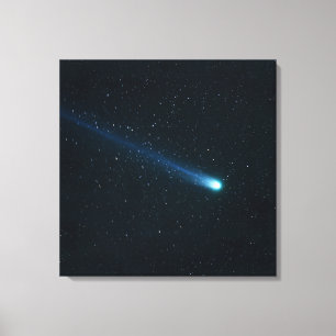 Impressão Em Tela Cometa no céu nocturno