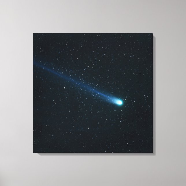 Impressão Em Tela Cometa no Céu Noturno (Frente)