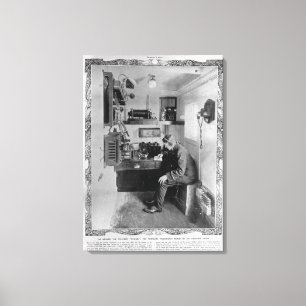 Impressão Em Tela Como a bordo do "titânico destruído "