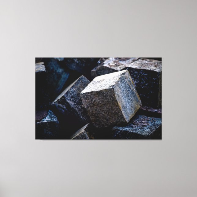 Impressão Em Tela Como Duro Como Granito (Frente)