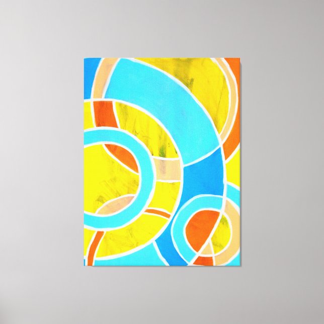 Impressão Em Tela Composição 23 de Michael Moffa (Frente)