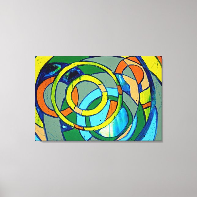 Impressão Em Tela Composição 26 de Michael Moffa (Frente)