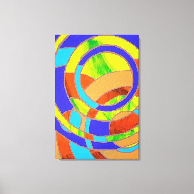 Impressão Em Tela Composição 27 de Michael Moffa (Frente)