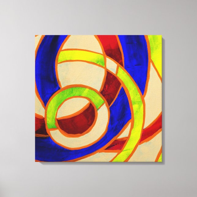 Impressão Em Tela Composição 31 de Michael Moffa (Frente)