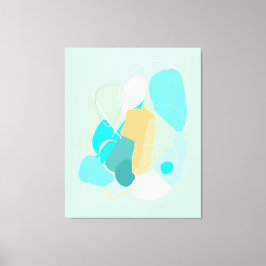 Impressão Em Tela Composição de abstrato sutil Tela estendida Impres