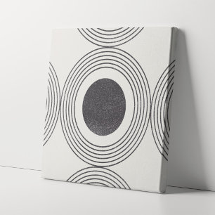 Impressão Em Tela Composição dos círculos abstrato