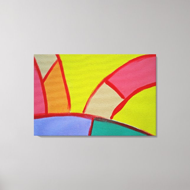 Impressão Em Tela Composição nº 11A de Michael Moffa (Frente)