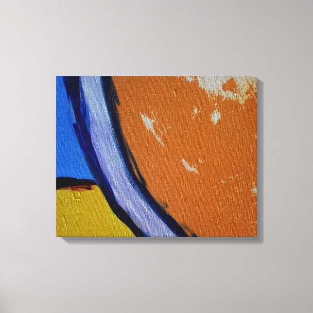 Impressão Em Tela Composição nº 1A por Michael Moffa (Frente)